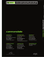 Preview for 22 page of Cannondale E-Series Owner'S Manual Supplement