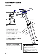 Предварительный просмотр 7 страницы Cannondale F-SI Owner'S Manual Supplement