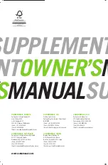 Предварительный просмотр 20 страницы Cannondale FLASH 2010 Owner'S Manual Supplement