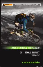 Предварительный просмотр 1 страницы Cannondale Jekyll Owner'S Manual Supplement