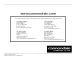 Preview for 24 page of Cannondale Lefty Jake Owner'S Manual