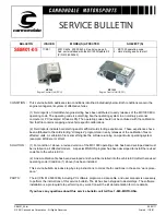 Cannondale MC1000 Service Bulletin preview