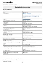 Preview for 12 page of Cannondale Moterra Neo Shimano DU-E7000 Owner'S Manual Supplement