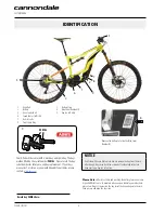 Preview for 6 page of Cannondale MOTERRA Owner'S Manual