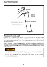 Предварительный просмотр 6 страницы Cannondale Moto Owner'S Manual Supplement