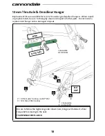 Предварительный просмотр 18 страницы Cannondale PROPHET Owner'S Manual Supplement