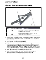 Предварительный просмотр 22 страницы Cannondale PROPHET Owner'S Manual Supplement