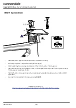 Предварительный просмотр 30 страницы Cannondale SuperSix EVO Neo Owner'S Manual Supplement