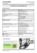 Предварительный просмотр 8 страницы Cannondale SuperSix EVO Owner'S Manual Supplement