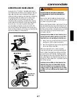 Предварительный просмотр 49 страницы Cannondale SuperSix EVO Owner'S Manual