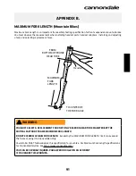 Предварительный просмотр 93 страницы Cannondale SuperSix EVO Owner'S Manual