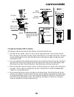 Предварительный просмотр 101 страницы Cannondale SuperSix EVO Owner'S Manual