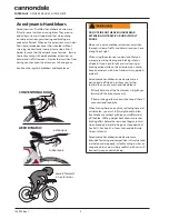 Предварительный просмотр 5 страницы Cannondale SuperSlice Owner'S Manual Supplement