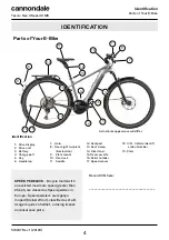 Предварительный просмотр 4 страницы Cannondale Tesoro Neo X Speed Owner'S Manual Supplement