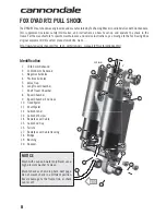 Предварительный просмотр 9 страницы Cannondale Trigger 29ER Owner'S Manual