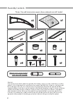 Предварительный просмотр 2 страницы Canofix Eco Friendly Canopy Installation Manual