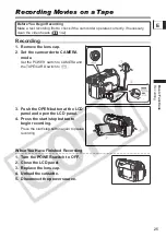 Предварительный просмотр 25 страницы Canon 0273B001 - Elura 90 Camcorder Instruction Manual