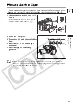 Предварительный просмотр 33 страницы Canon 0273B001 - Elura 90 Camcorder Instruction Manual