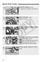 Preview for 12 page of Canon 0296B002 - EOS 5D Digital Camera SLR Instruction Manual