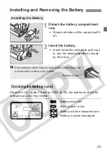 Preview for 25 page of Canon 0304B001 - EOS 1D Mark II N Digital Camera SLR Instruction Manual