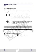 Preview for 4 page of Canon 0324B001 - SELPHY ES1 Photo Printer Software Manual