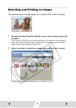 Preview for 7 page of Canon 0324B001 - SELPHY ES1 Photo Printer Software Manual