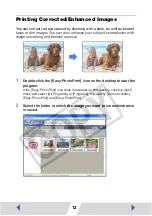 Preview for 12 page of Canon 0324B001 - SELPHY ES1 Photo Printer Software Manual