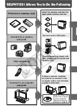 Preview for 2 page of Canon 0324B001 - SELPHY ES1 Photo Printer User Manual