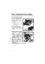 Предварительный просмотр 18 страницы Canon 0329B001 - Optura 60 Camcorder Instruction Manual