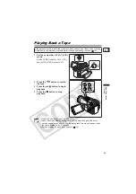 Предварительный просмотр 39 страницы Canon 0329B001 - Optura 60 Camcorder Instruction Manual