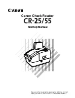 Preview for 1 page of Canon 0435B008 Startup Manual