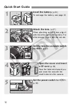 Предварительный просмотр 12 страницы Canon 1234B002 - EOS 30D Digital Camera SLR Instruction Manual