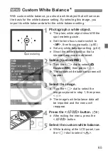 Предварительный просмотр 65 страницы Canon 1234B002 - EOS 30D Digital Camera SLR Instruction Manual