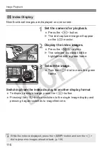 Предварительный просмотр 116 страницы Canon 1234B002 - EOS 30D Digital Camera SLR Instruction Manual