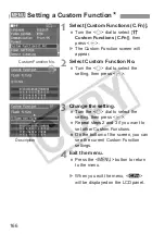 Предварительный просмотр 166 страницы Canon 1234B002 - EOS 30D Digital Camera SLR Instruction Manual