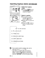 Предварительный просмотр 34 страницы Canon 130u - Sure Shot II 35mm Camera Instructions Manual