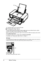 Предварительный просмотр 12 страницы Canon 1438B002 - PIXMA iP4300 Photo Printer Quick Start Manual