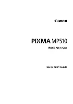 Preview for 3 page of Canon 1450B002 - PIXMA MP510 All-in-One Photo Printer Quick Start Manual