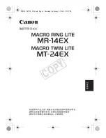 Предварительный просмотр 47 страницы Canon 14EX - MR - Ring-type Flash Instruction Manual