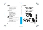 Предварительный просмотр 136 страницы Canon 14EX - MR - Ring-type Flash Instruction Manual