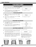 Предварительный просмотр 22 страницы Canon 1705B002 - LV 7575 XGA LCD Projector User Manual