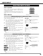 Предварительный просмотр 31 страницы Canon 1705B002 - LV 7575 XGA LCD Projector User Manual