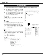 Предварительный просмотр 38 страницы Canon 1705B002 - LV 7575 XGA LCD Projector User Manual