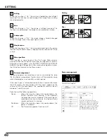 Предварительный просмотр 40 страницы Canon 1705B002 - LV 7575 XGA LCD Projector User Manual