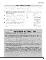 Предварительный просмотр 49 страницы Canon 1705B002 - LV 7575 XGA LCD Projector User Manual