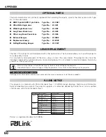 Предварительный просмотр 60 страницы Canon 1705B002 - LV 7575 XGA LCD Projector User Manual