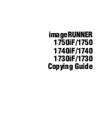 Предварительный просмотр 2 страницы Canon 1750 Copying Manual