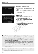 Предварительный просмотр 48 страницы Canon 2011B002 - EOS 1Ds Mark III Digital Camera SLR Instruction Manual