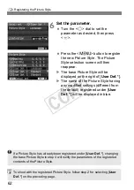 Предварительный просмотр 62 страницы Canon 2011B002 - EOS 1Ds Mark III Digital Camera SLR Instruction Manual