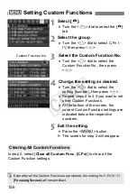 Предварительный просмотр 156 страницы Canon 2011B002 - EOS 1Ds Mark III Digital Camera SLR Instruction Manual